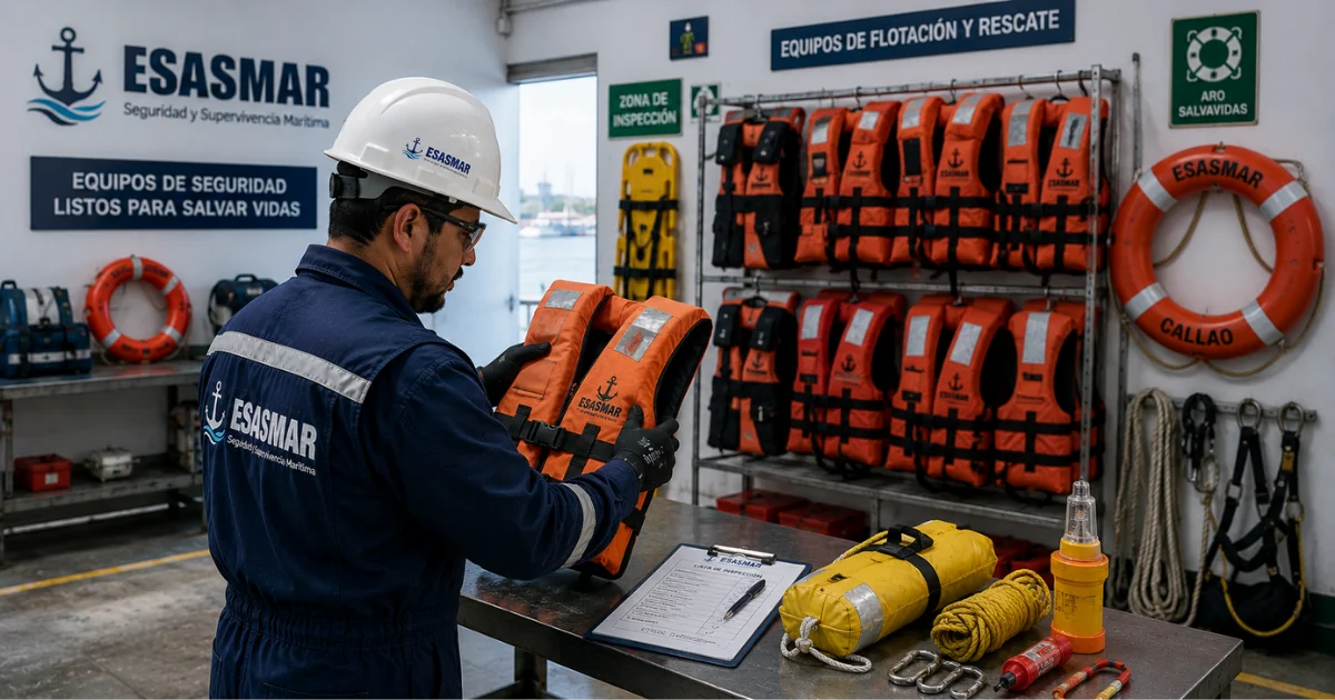 inspection of flotation and rescue equipment